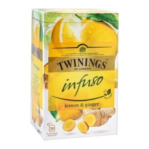 Twinings Infuso Lemon Ginger Teabags 20s