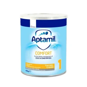 Aptamil Comfort 1 Infant Milk Formula for Colic & Constipation from 0-6 months, 400g