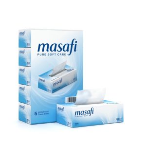 Masafi Facial Tissue 150 Sheets x 2 Ply Pack Of 5