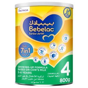 Bebelac Junior 4 Nutri 7in1 Stage 4 Growing Up Milk Formula, From 3 to 6 Years 800g