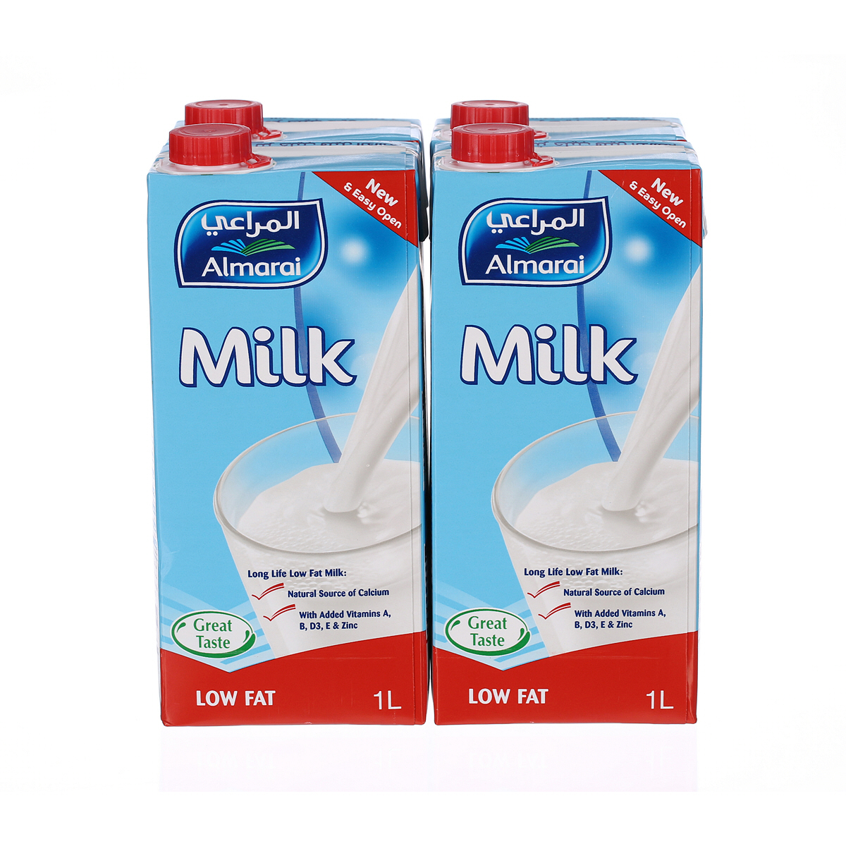 Al Marai Long Life Low Fat Milk 1 Lt (4 X 3)