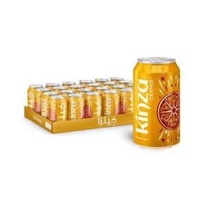 Kinza Orange Carbonated Soft Drink Tin 24 x 320ml